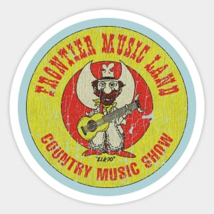 Frontier Music Land 1960 Sticker